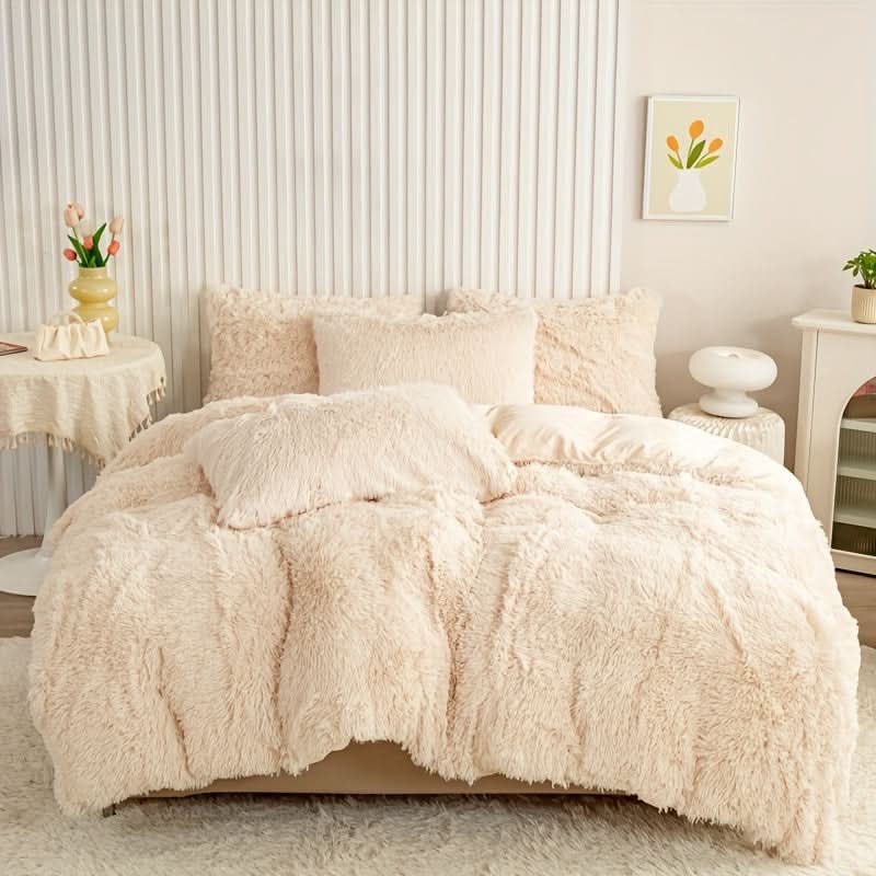 HUECOMFY – Multicolor Cozy Bedroom Duvet Cover Set