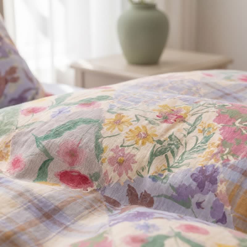 BLOOMPATCH – Garden Bedding Set for Refined Floral Ambience