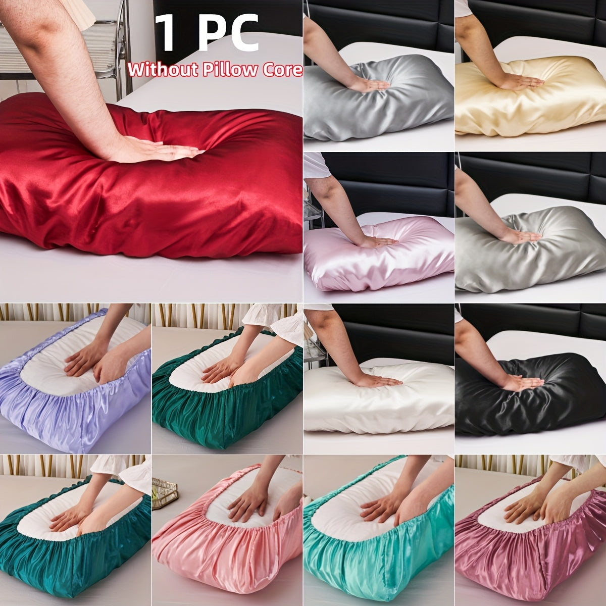 SATINELLE – Luxury Satin Pillowcase for Elegant Sleep