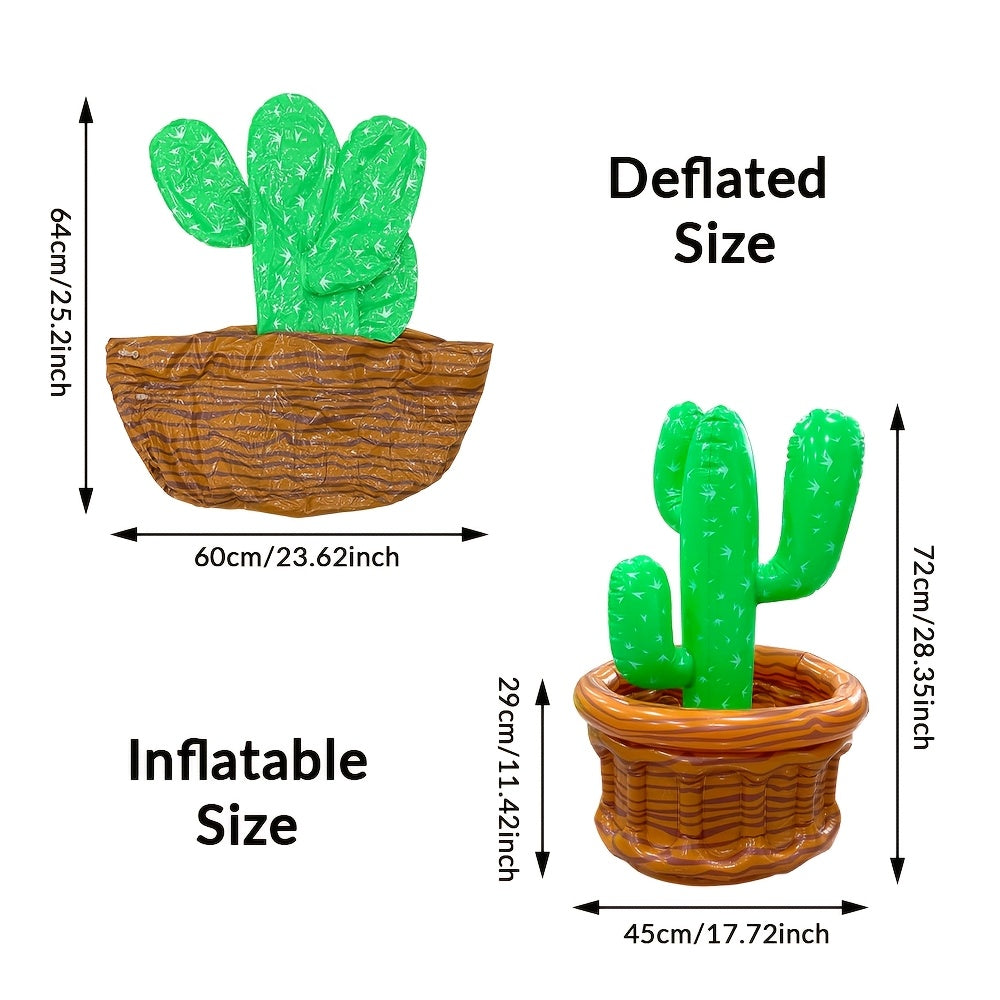 Cactiva - Enfriador inflable con forma de cactus para bebidas