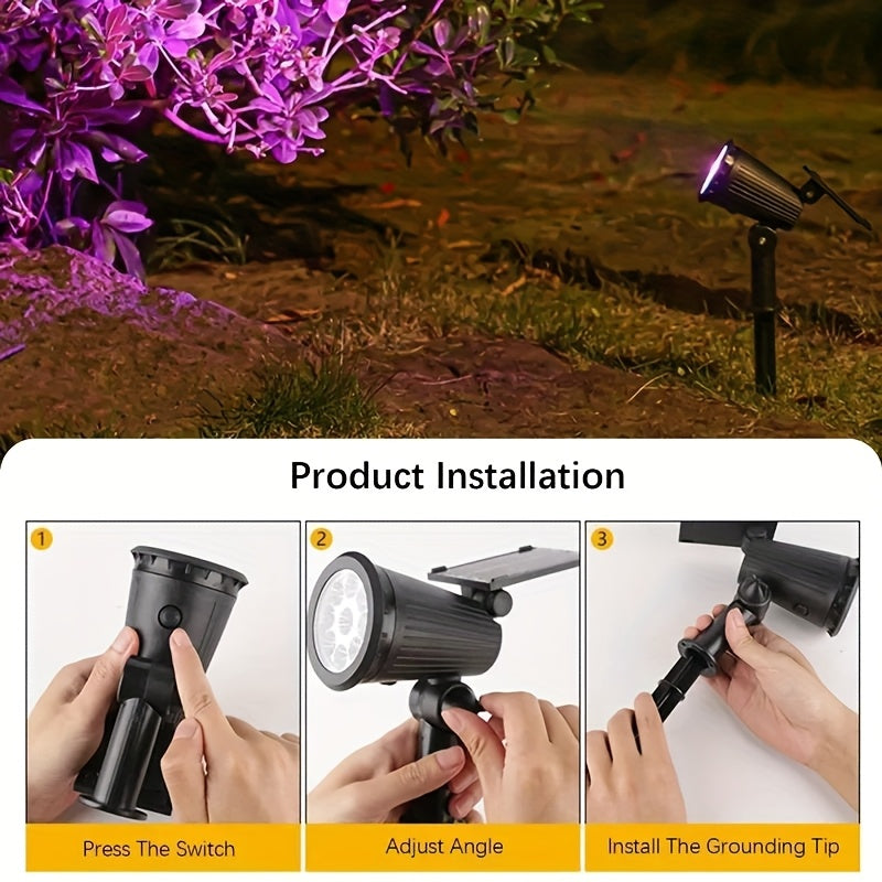 LUMITREE – RGB Solar Spotlight Set for Trees and Backyard Decor