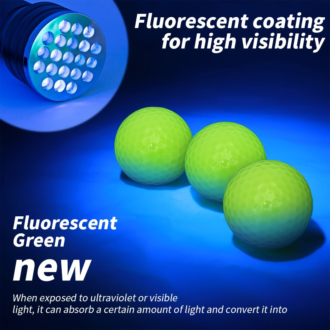GLOWDRIVE – Fluorescent Night Golf Balls