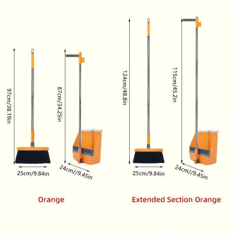 FLOORFLOW – Multi-Angle Cleaning Set for Dust & Hair Collection