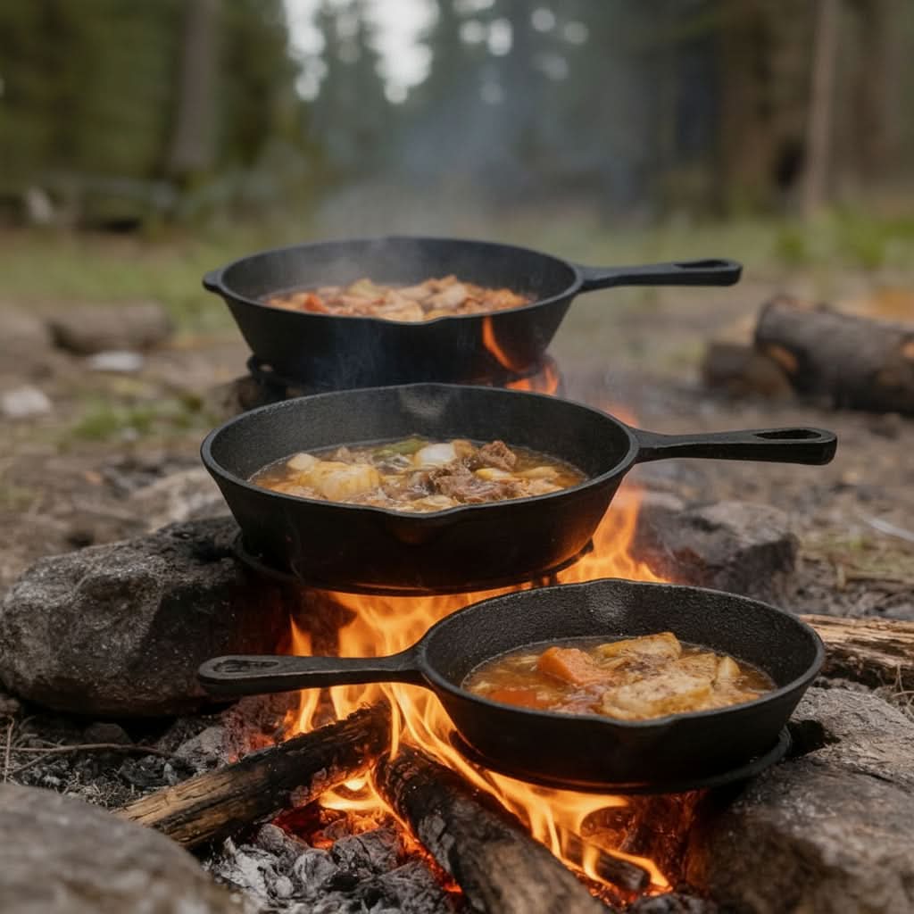 FIREFLIP – Non Coated Frying Pan for Even Heat Cooking