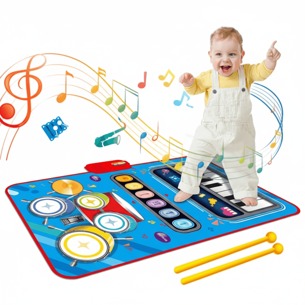 TuneTots - Interactive Musical Play Mat with 5 Instruments