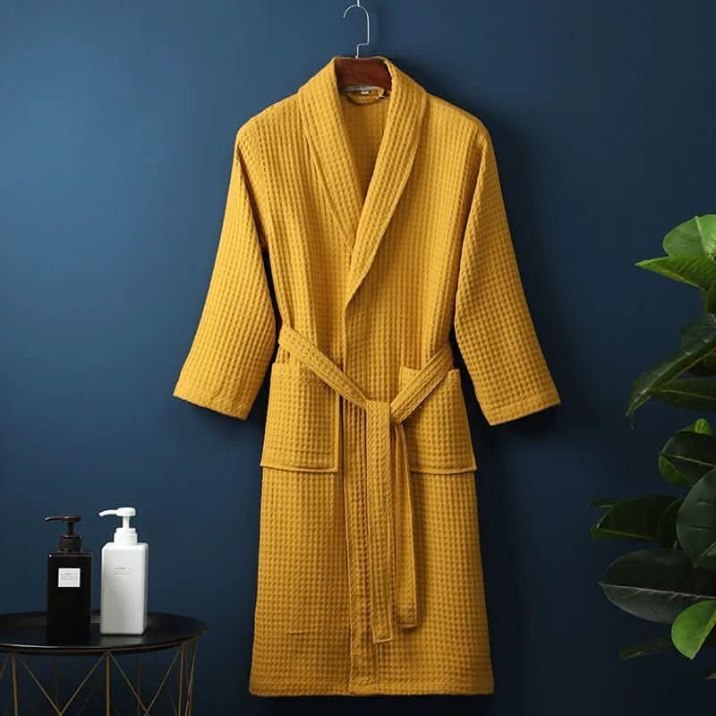 WAFTERRA – Waffle Robe – Lightweight unisex spa bathrobe