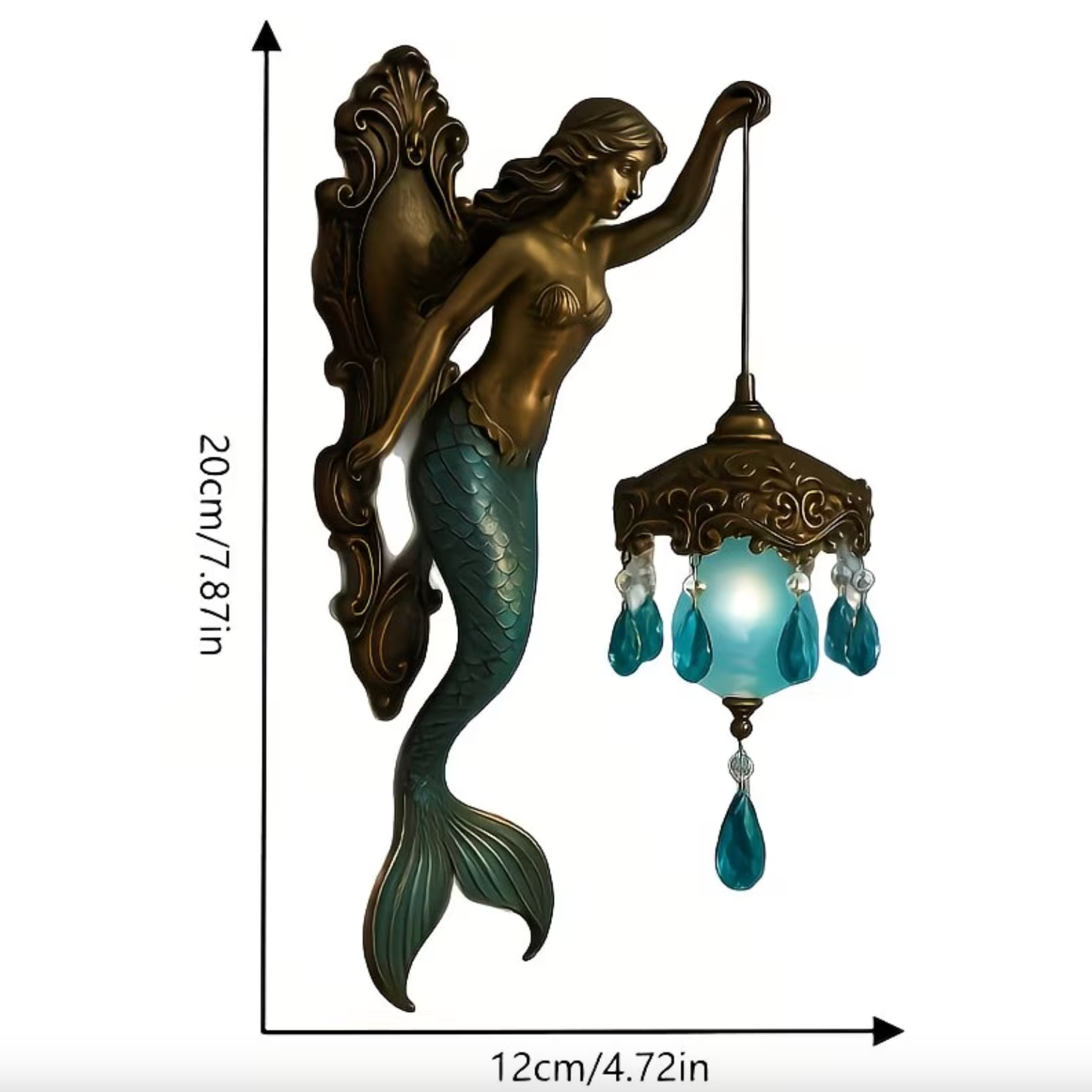 MERMAIDLIGHT – Vintage Glow Ambient Wall Sconce