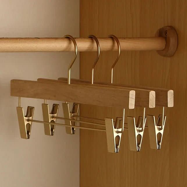 CLOSETORA - Wide Wooden Clothes Hangers for Elegant Wardrobe Organization 8