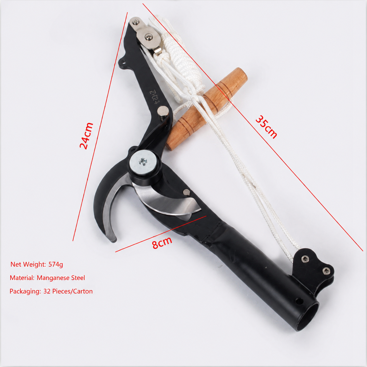PRUNEFLOW – Extendable Garden Pruner with Double Pulley Mechanism