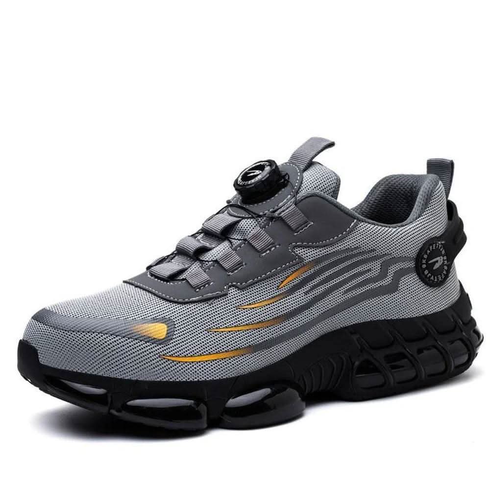 COMFISHIELD - Non-slip orthopedic safety work shoes with arch support and wide toe design