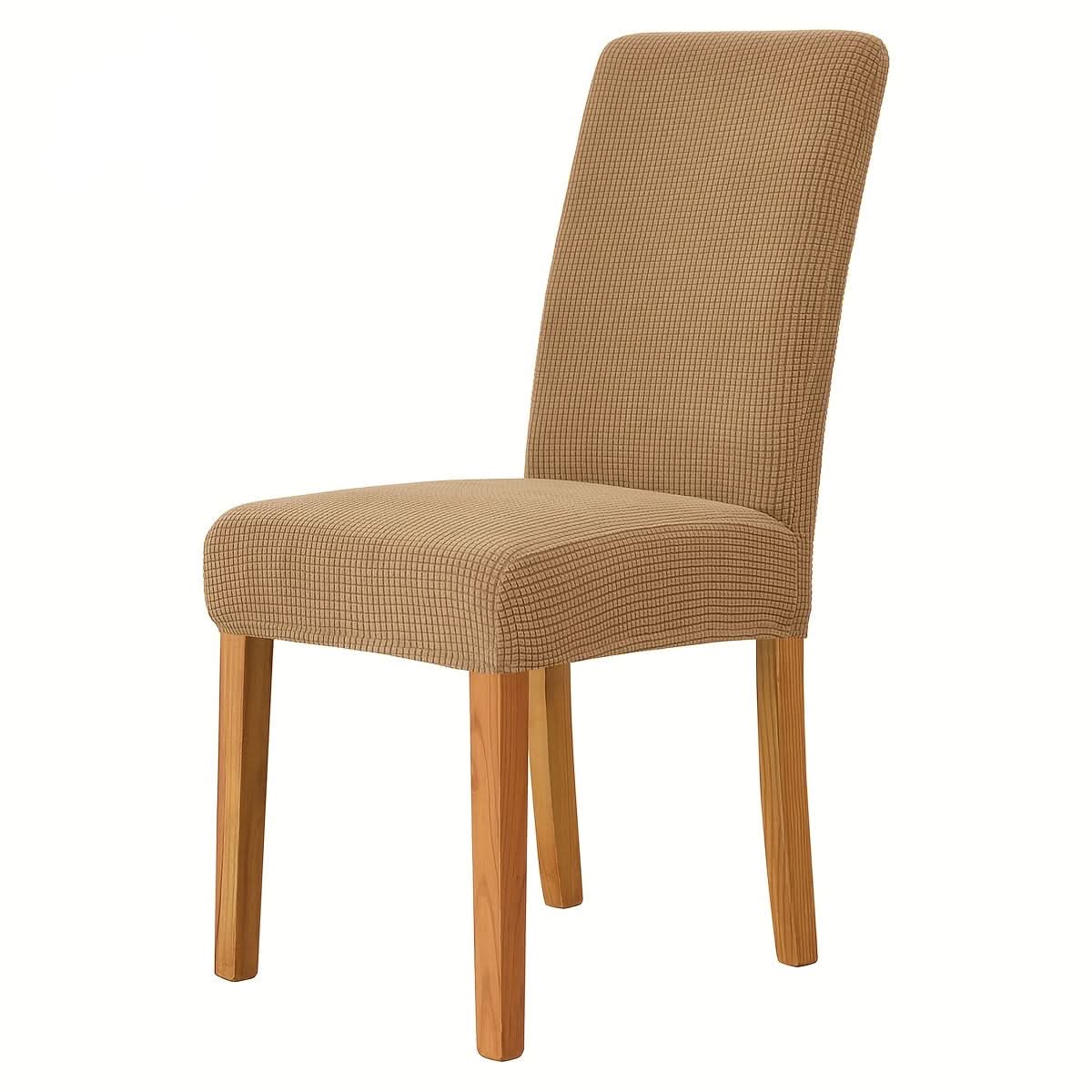 Elegant Stretch Velvet Dining Chair Covers - Set of 4 or 6, Protective & Easy to Clean 18