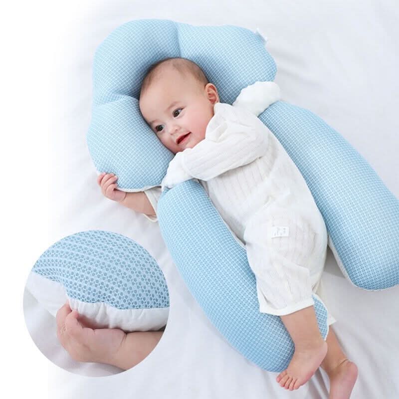NESTLINGA – Ergonomic Baby Pillow with Gentle Support and Breathable Comfort