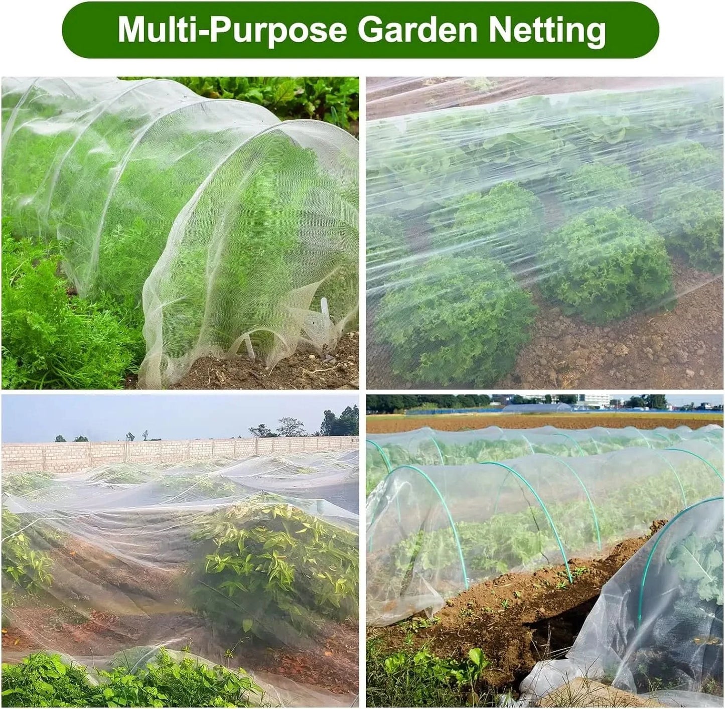 Garden Mesh Netting - Durable Insect Protection for Vegetables & Fruits 4