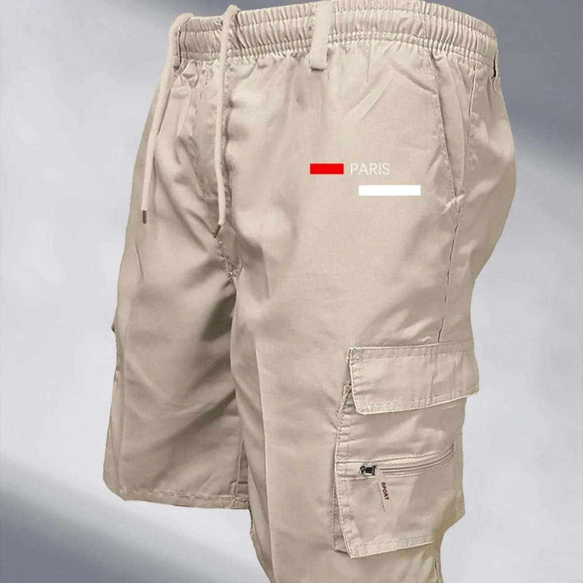 TRENDORA – Printed Multi-Pocket Shorts for Everyday Street Style