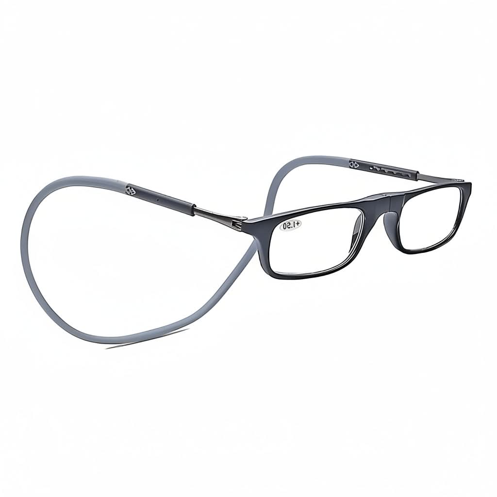 OPTILUXE – Neck-Hanging Magnetic Glasses for Comfortable Reading
