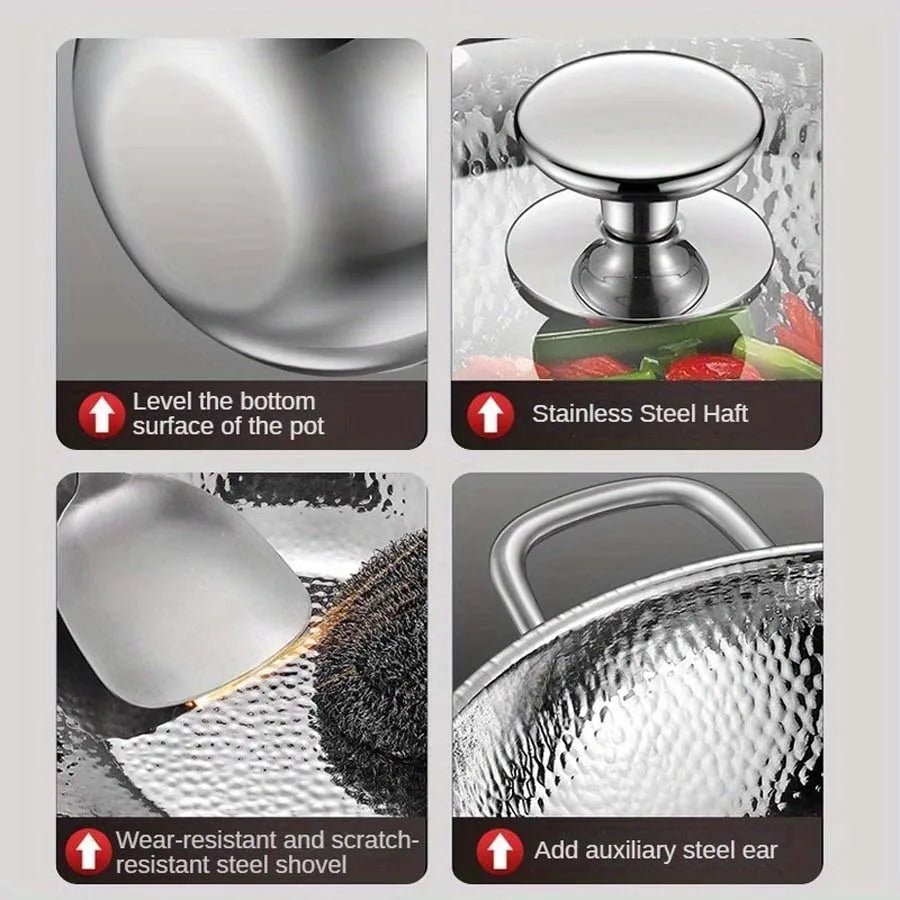 PANVION – Wok de cocina premium con fondo redondo