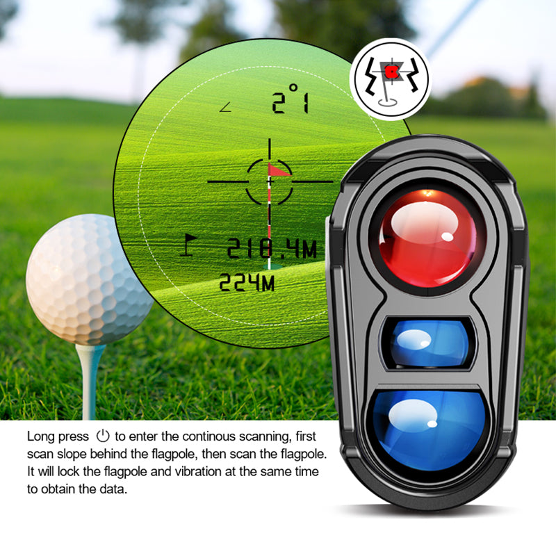 RANGEVORA – Professional Golf Laser Rangefinder with Slope Compensation