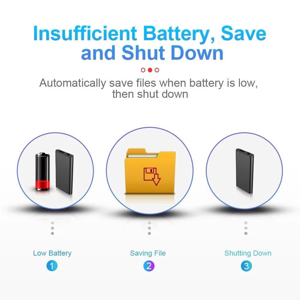 VOICENOTE Mini – Voice Activated Dictation Recorder Device