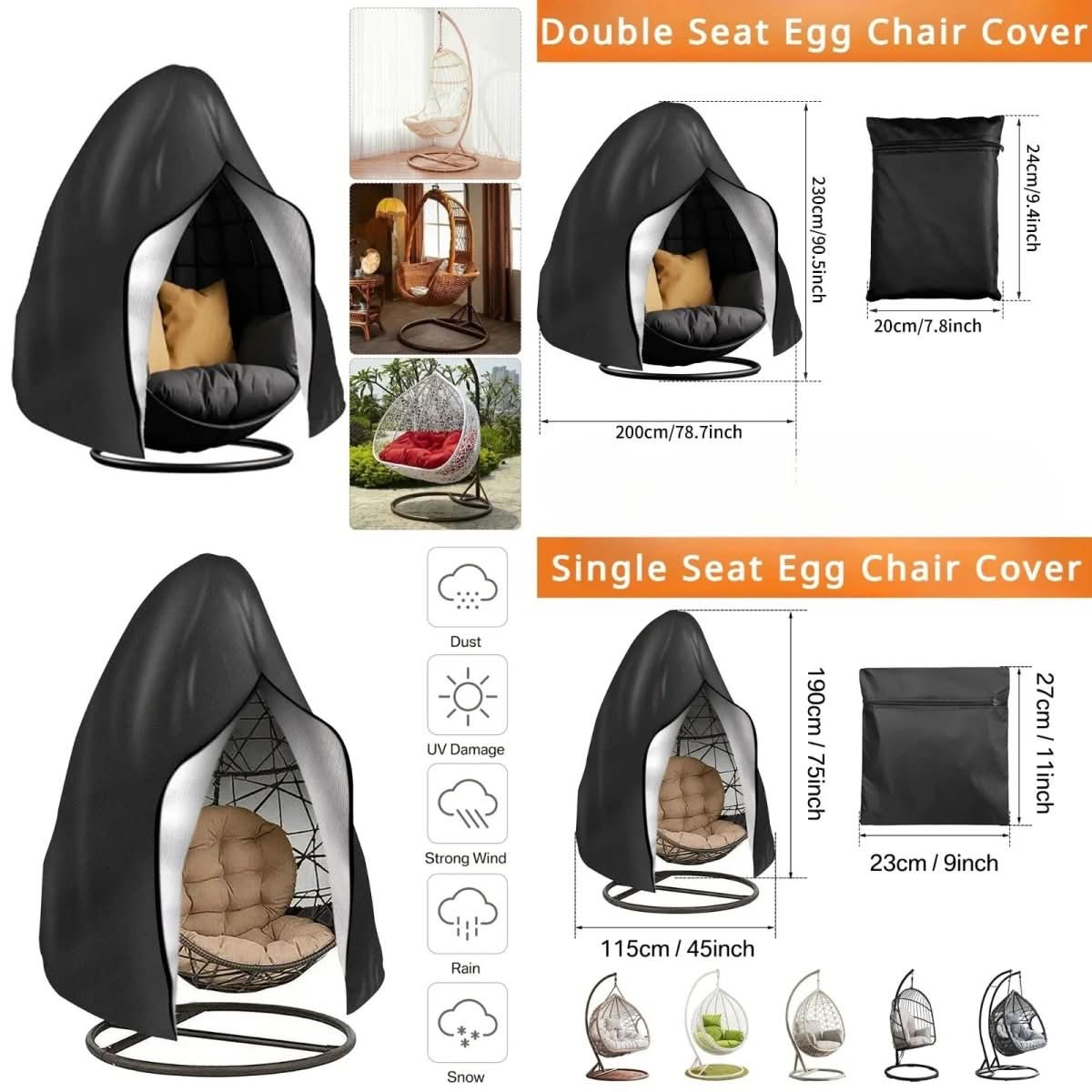 NESTGUARD - Waterproof Hanging Chair Cover