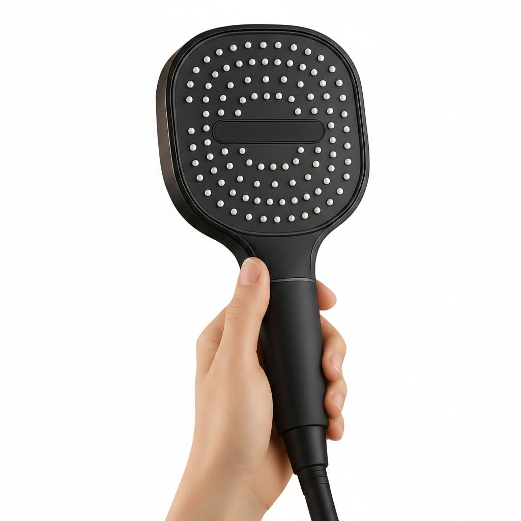 SHOWERFLOW – High-Pressure Filtered Shower Head with Turbo Boost & Rain Spray