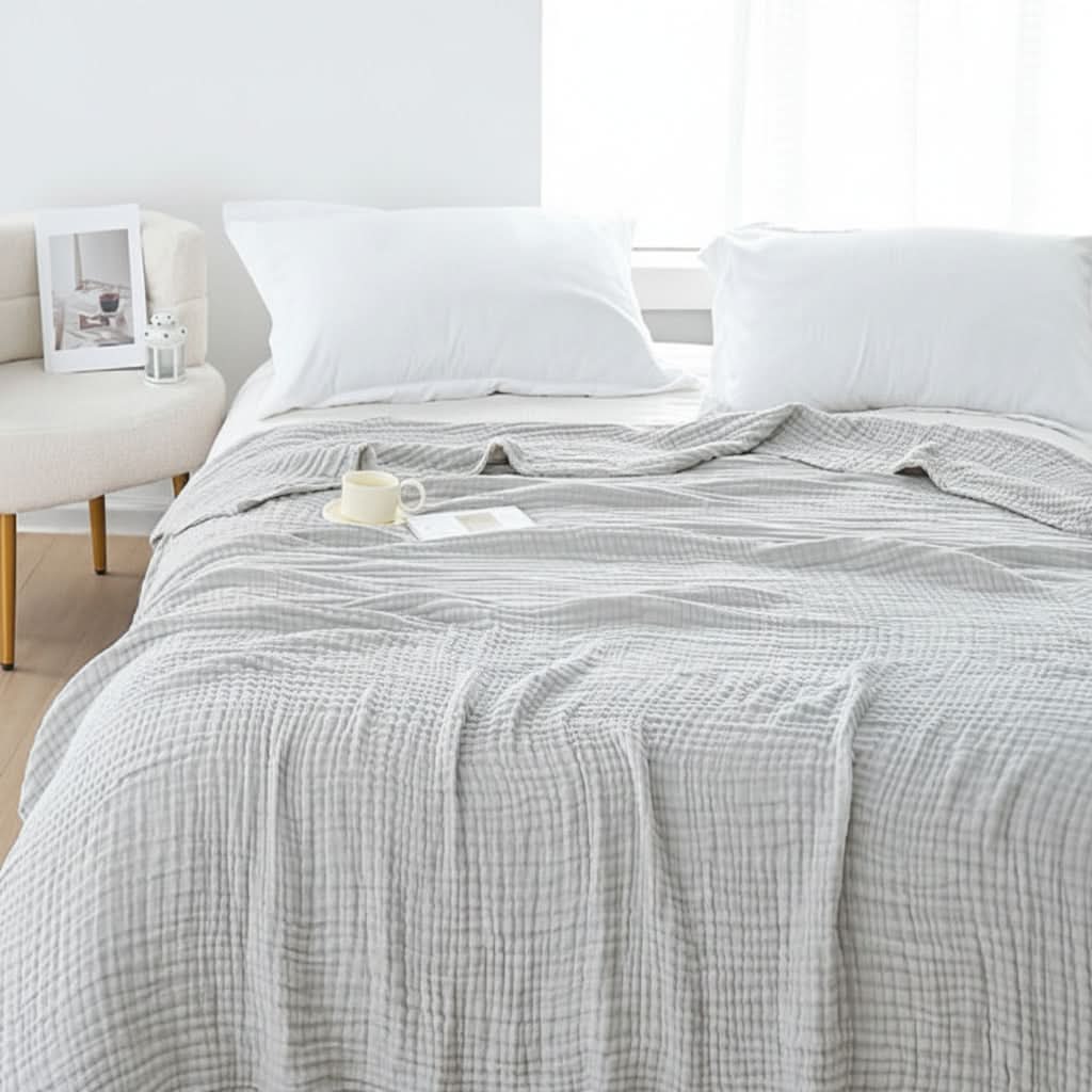 AIRFLOW – Ultra-Breathable 6-Layer Blanket for Year-Round Comfort