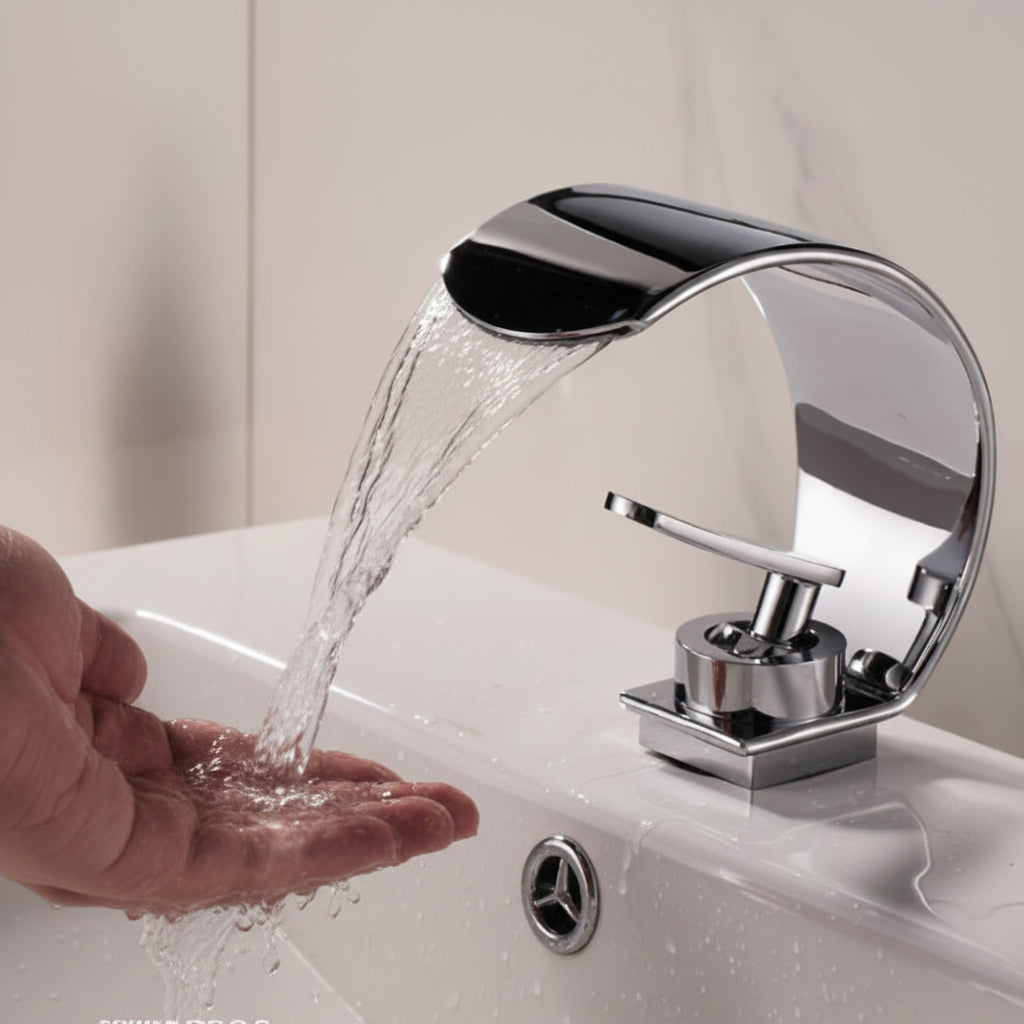 ARCFLOW - Mirror Waterfall Basin Faucet