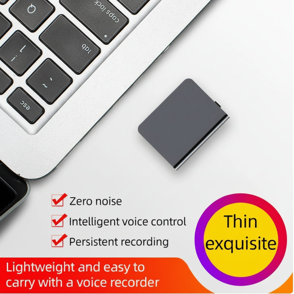 VOICEFLOW – Compact Voice Recorder with Smart Voice Activation Technology