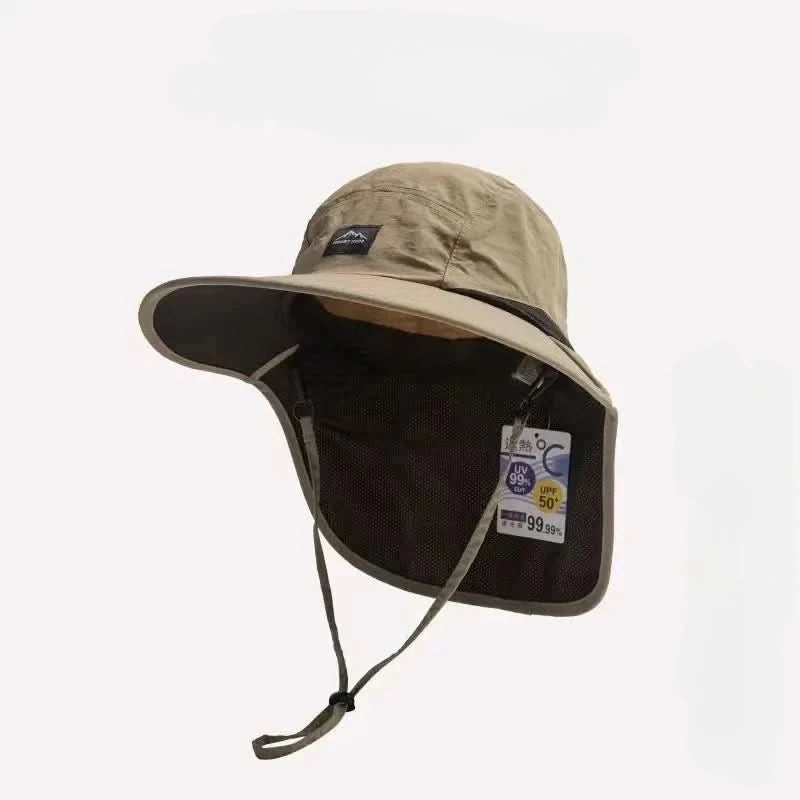 Unisex Wide Brim Waterproof Sun Hat - Quick-Drying Outdoor Essential 8