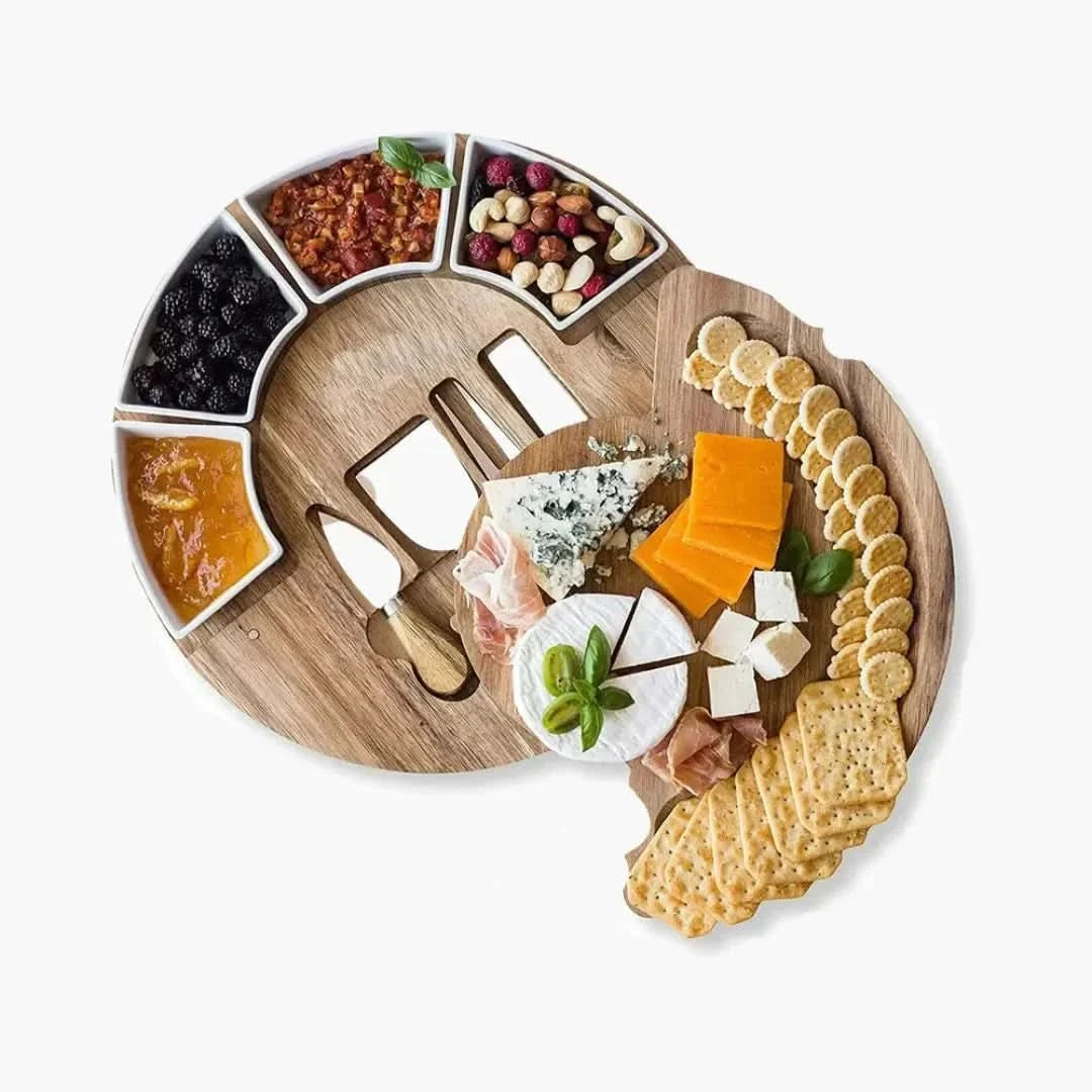 SERVELLE – Cheese Board & Knife Set for Effortless Hosting