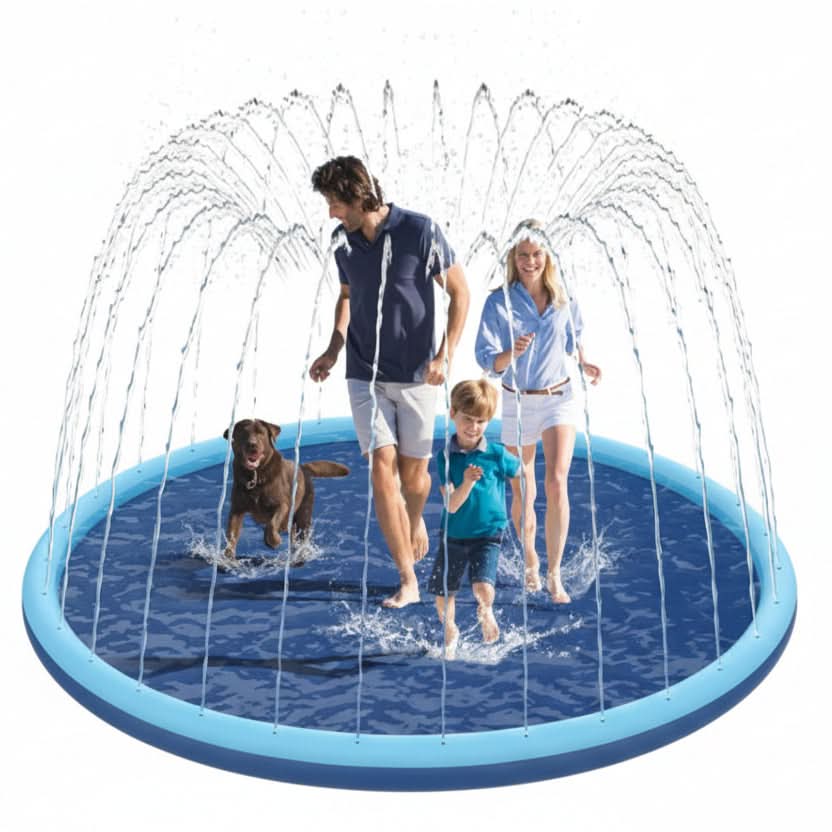 SPLASHBUDDY – Oversized Sprinkler Pool Mat