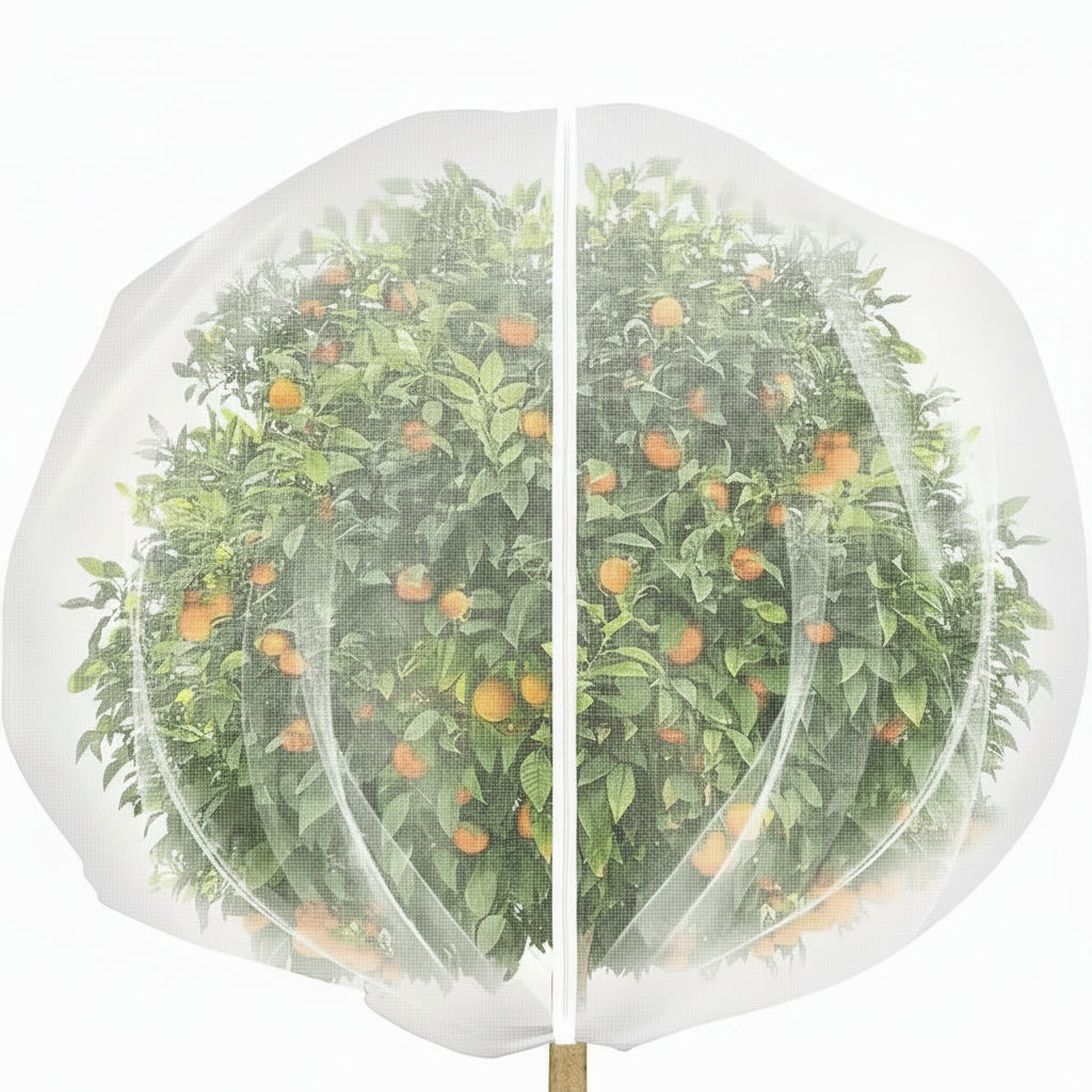HARVESTNET - Drawstring mesh bags for breathable fruit tree protection