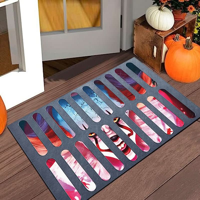 CREEPSTEP – Tappetino d'ingresso spettrale di Halloween per ingressi stagionali inquietanti