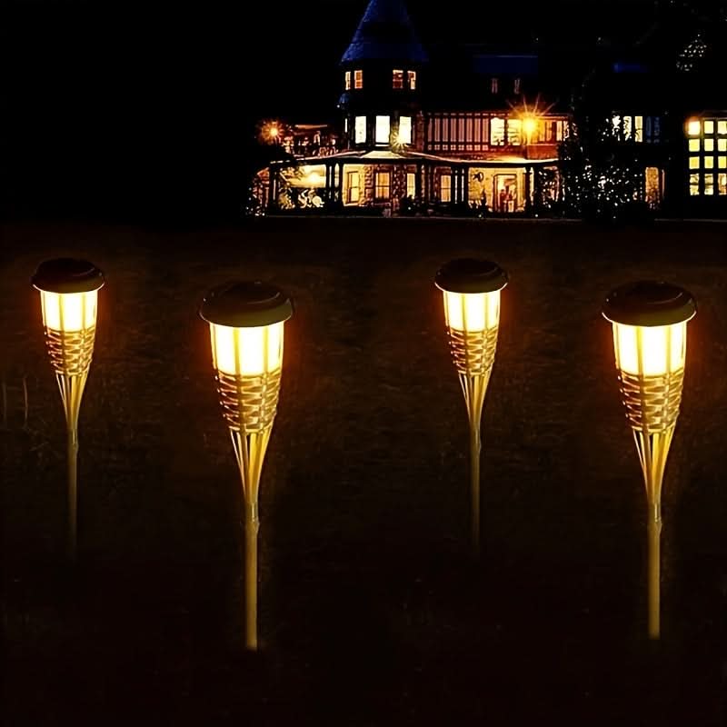 BAMBOOLUX – Solar Torch Lawn Lamp