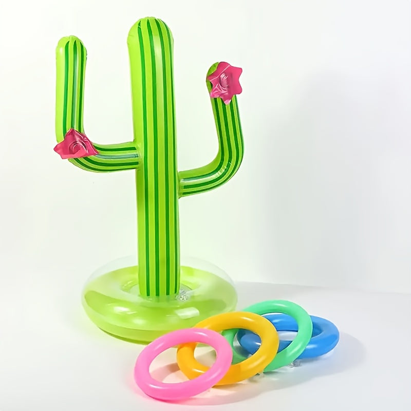 CACTUSSPLASH – Inflatable Ring Toss Game for Pool Party Fun