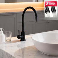 FLOWNERO - Black 360° Swivel Sink Faucet