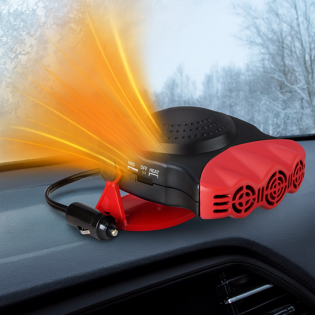 CABINHEAT – Calefactor portátil con ventilador para automóvil, ideal para el uso diario compacto