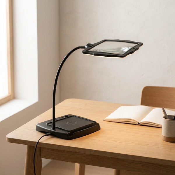 DETAILRAY – Vergrößerungsschreibtischlampe für müheloses Arbeiten an Details