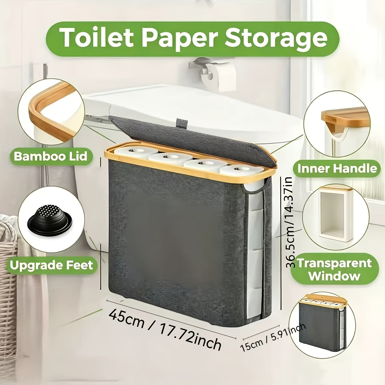 BOHONEST – Freestanding Bathroom Storage Holder