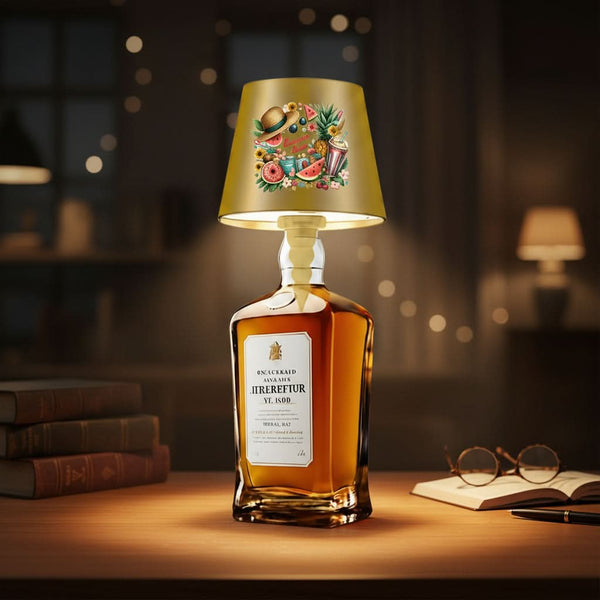 BOTTILUX – Φορητό Φωτιστικό LED σε Σχήμα Μπουκαλιού για Ζωντανό Ατμοσφαιρικό Φωτισμό  