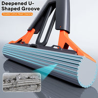 FLOWMOP - High-absorbency sponge squeeze mop for fast and effortless floor cleaning