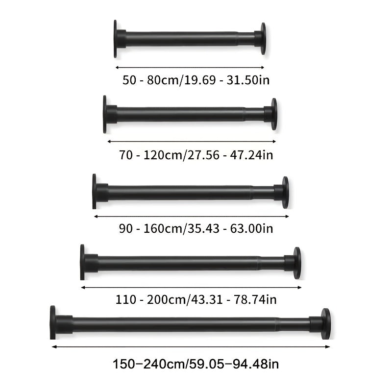 TENSIONOVA – Reinforced Spring Rod for Bathrooms and Wardrobes