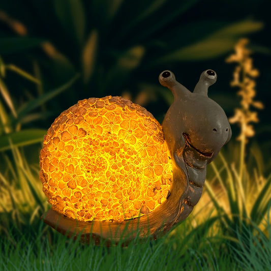 SNAILGLOW – Solar Garden Statue Light