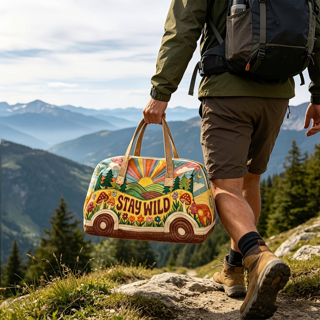 WILDROAM – Vintage Travel Tote Bag with Free Spirited Style