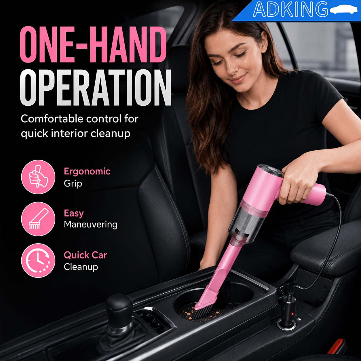 VACUPRO – Handheld 12V Vacuum Cleaner