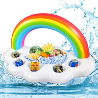 Rainbelle - Inflatable Rainbow Floating Drink Holder