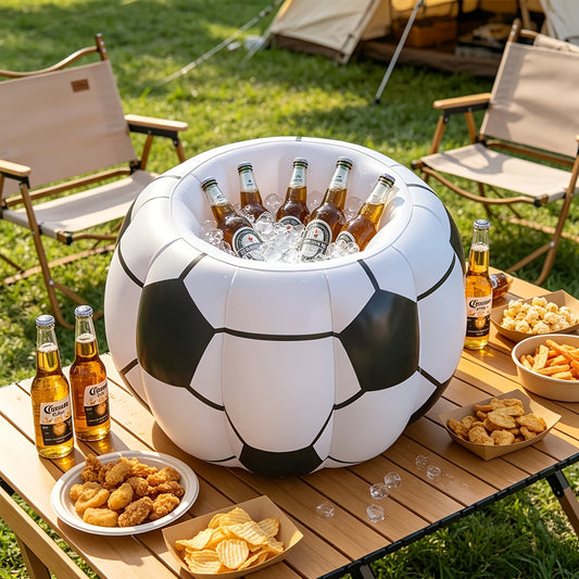 Kickora - Inflatable Soccer Ice Bucket Party Cooler Set