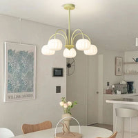AUTUMNARBOR – Branch Chandelier with Playful Pumpkin Glow