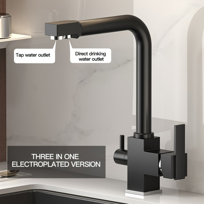 DUOFLOW - Dual Outlet Stainless Steel Sink Fauce