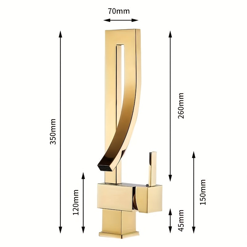 VELARIS - Modern Waterfall Basin Faucet