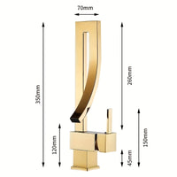 VELARIS - Modern Waterfall Basin Faucet